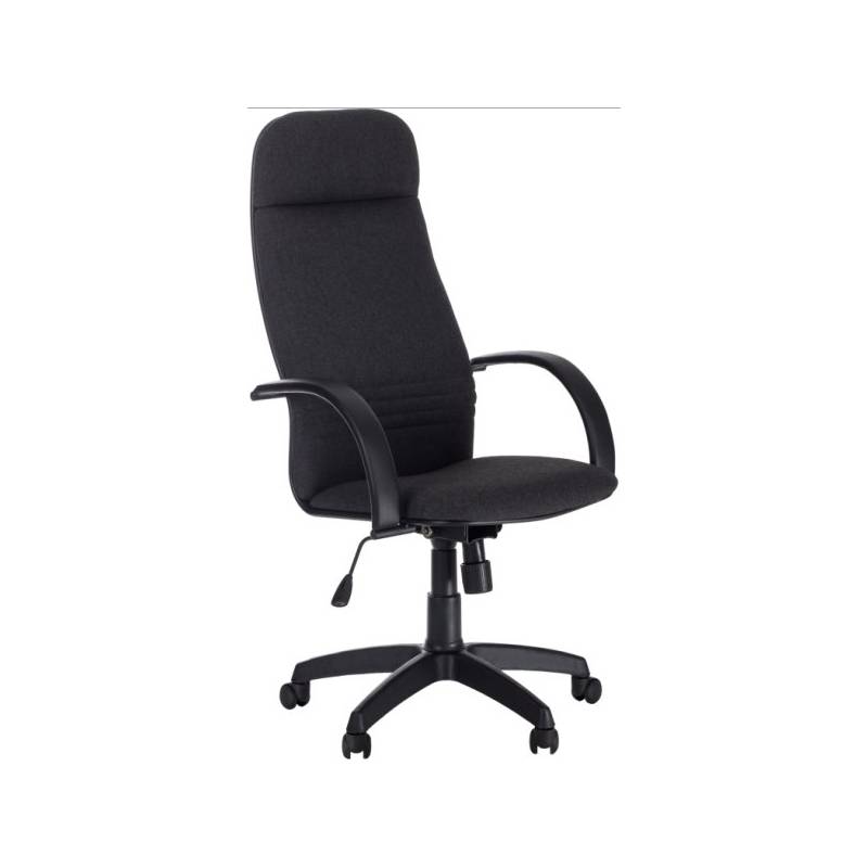 Кресло руководителя Пилот 1 (серая ткань) главное фото