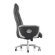Кресло HAWASAN (ХАВАСАН) PREMIUM EX-800, до 200 кг, синхромеханизм, алюминий, экокожа, черное, 533234. Фото товара с разных ракурсов.