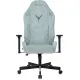 Кресло игровое Knight N1 Fabric серо-голубой Light-28 с подголов. крестов. металл. Фото товара с разных ракурсов.