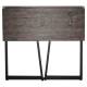 Стол на металлокаркасе BRABIX LOFT CD-001, 800х440х740 мм, складной, цвет морёный дуб, 641209. Фото товара с разных ракурсов.